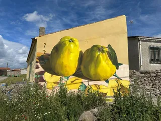 Juzbado, mural de Marta Lapeña