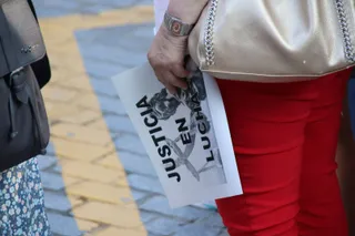 Manifestación de funcionarios de la Administración de Justicia