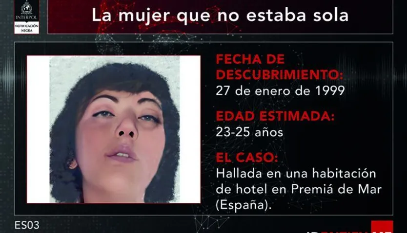 La mujer que no estaba sola. Hallada en una habitación de hotel en Premiá de Mar (España)