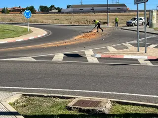 Villamayor rotonda A62 y A66