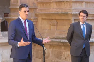 Pedro Sánchez y Mañueco Conferencia de Presidentes.
