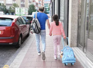 Niños en la vuelta al colegio en su primer día de clases Foto Agencia ICAL (6)