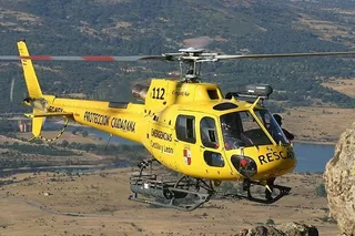 Helicóptero de rescate de Castilla y León.