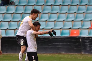 Alvarito celebra su gol ante el Villaralbo | FOTO ANDREA MATEOS
