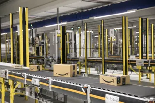 Un centro Logístico de Amazon