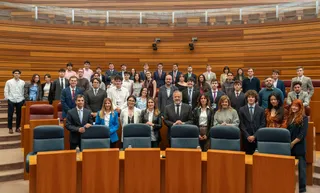 El equipo de la USAL, segundo en la I Liga Debate Nacional de las Cortes | Foto: Agencia ICAL