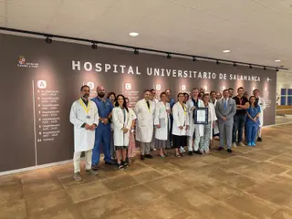 La Central de Esterilización del Hospital de Salamanca recibe la acreditación Internacional ISO 9001 | Comunicación Complejo Asistencial Universitario de Salamanca