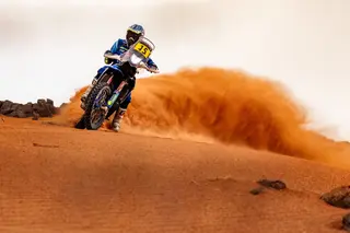 Lorenzo Santolino, en el Rally de Marruecos | HELENA CLANCY