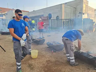 Las peñas han sido las encargadas de preparar la comida 