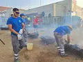 Las peñas han sido las encargadas de preparar la comida