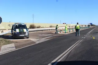 Imagen de archivo de un accidente en la N620 a la altura de La Rad