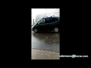 Gran granizada en Aldearrubia