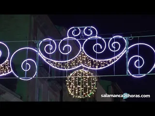 Encendido de la iluminación navideña en Salamanca 2017