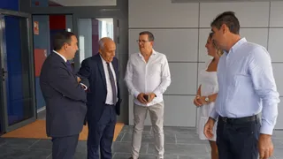 Eloy Ruiz y Ángel Morín presentan los datos de escolarización en Castellanos de Moriscos (1)