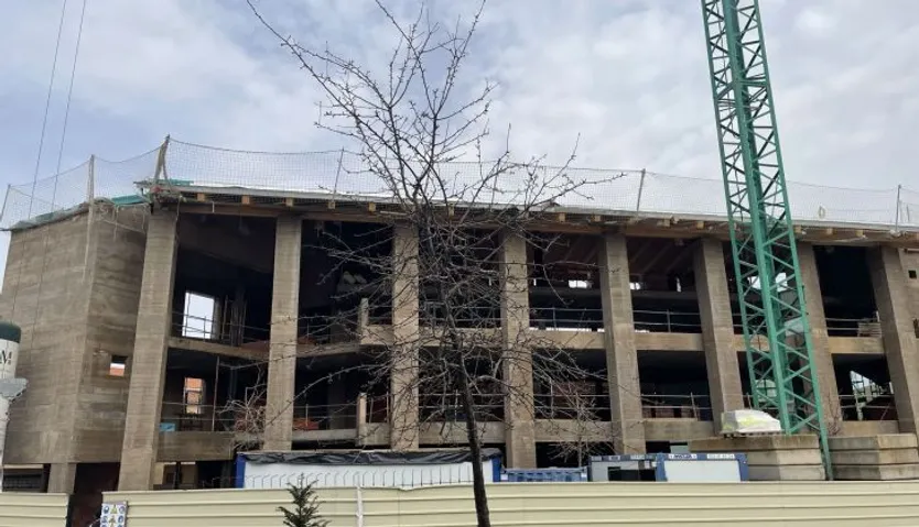 Obras del centro cultural en Carbajosa de la sagrada