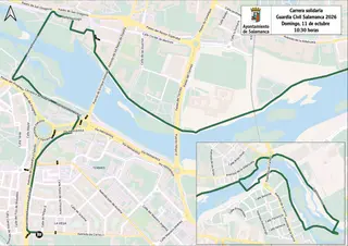 La carrera solidaria de la Guardia Civil provocará cortes de tráfico en el entorno del río este domingo 