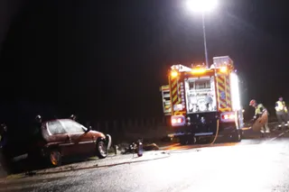 Accidente en San Pedro de Rozados