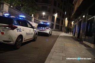 Policía Local en la calle Bermejeros | Foto: S24H