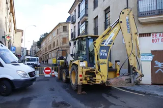 Obras en la calle Ancha
