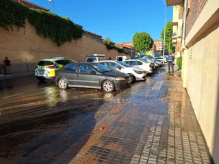 GALERÍA | Reventón de tubería calle Linares