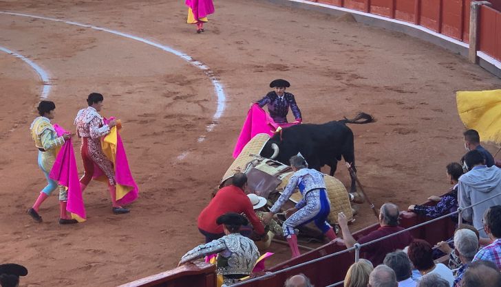El caballo de Tito Sandoval fue derribado
