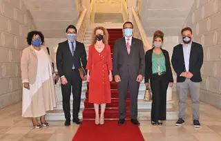 Foto del acto en el Ayuntamiento de Salamanca