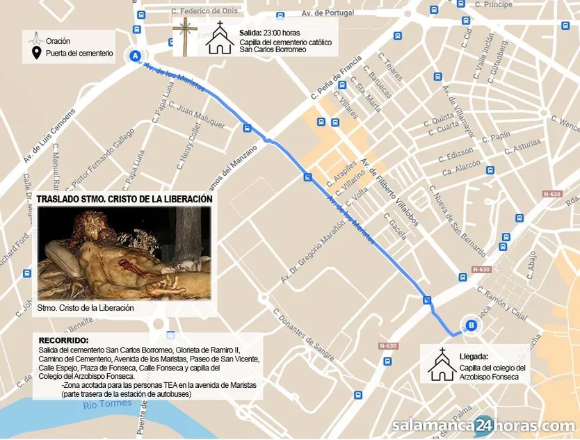 Traslado de la imagen del Santísimo Cristo de la Liberación