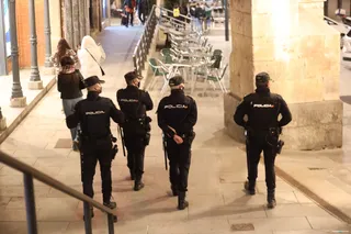 Imagen de archivo de la Policía Nacional patrullando por las calles de Salamanca