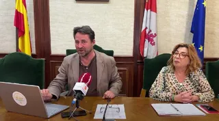 Antonio Cámara y Ana Vicente Peralejo. Imagen Béjar en Europa