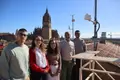 David Pérez, Rosa Pilar Merchán, Judith García, Alejandro Medina y Julián González. ANDREA MATEOS