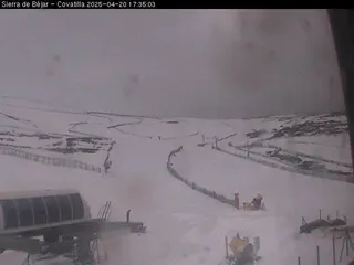 Pista central en La Covatila a 20 de abril de 2025