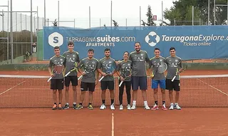 Foto de los jugadores del club en Campeonato de España 2017