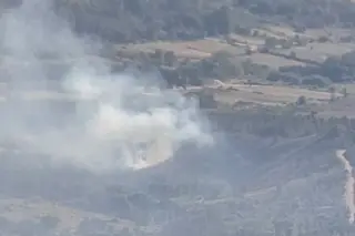 Incendio en Serradilla del Llano