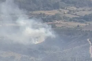 Incendio en Serradilla del Llano