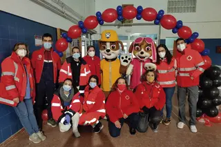 Este miércoles se ha contado con animación especial con motivo de la vacunación pediátrica en Peñaranda