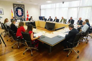 Reunión de la Mesa de las Cortes