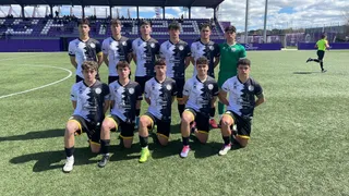 Once titular de Unionistas LN ante el Valladolid B FOTO USCF BASE