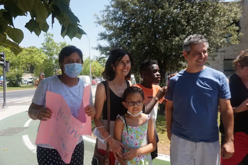Llegada de los niños saharauis a Salamanca 