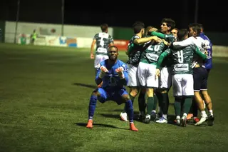 El Guijuelo celebra el 2-1 ante el Toledo / FOTO CD GUIJUELO