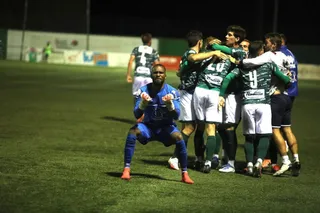 El Guijuelo celebra el 2-1 ante el Toledo / FOTO CD GUIJUELO