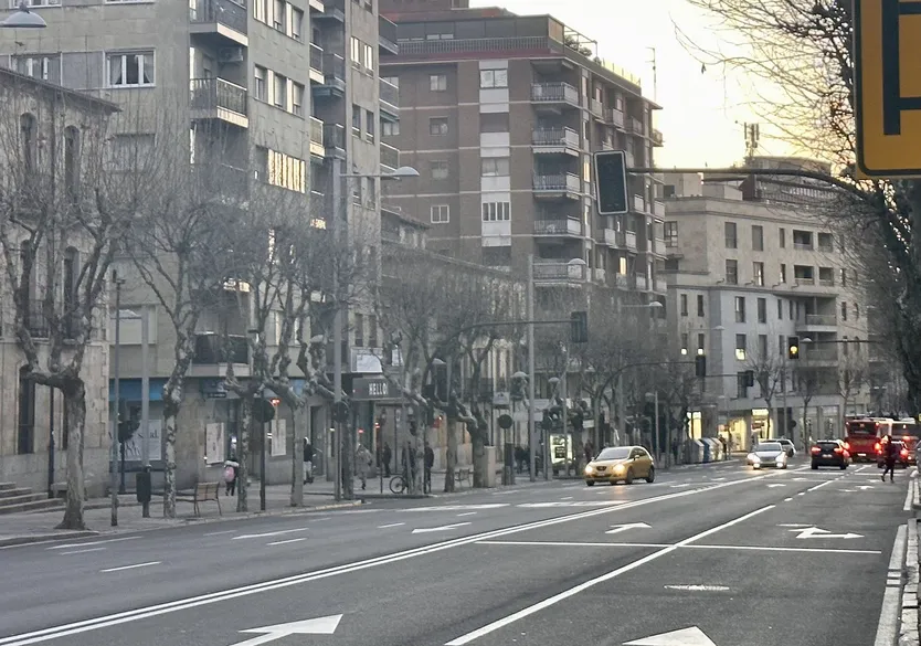 Fallo en el semáforo de la avenida de Mirat, lunes 27 de febrero 