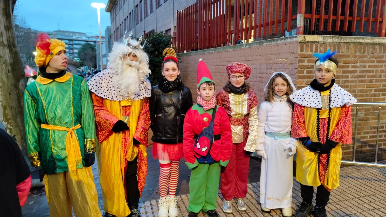 El Rey Mago Melchor junto a sus Pajes Reales en Salamanca