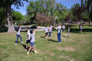 400 niños celebran el día de la Educación Física. Foto de archivo