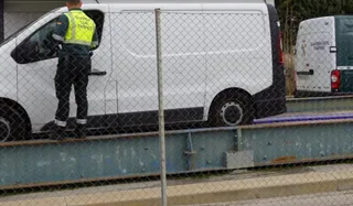 Una furgoneta en el control realizado por la campaña especial de la DGT con motivo del Black Friday | DGT
