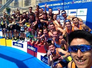 Pedro Ramos e Ignacio Comillas suben al podio del Campeonato de España de Duatlón por Clubes
