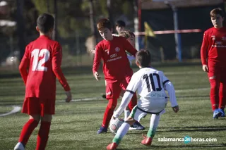 Imagen de un canterano del CD Hergar | FOTO SALAMANCA24HORAS.COM