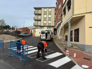 Pasos peatones enAlba de Tormes