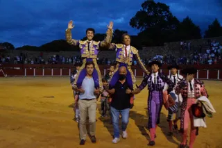 Corrida en Béjar de El Cordobés, Conde y Capea