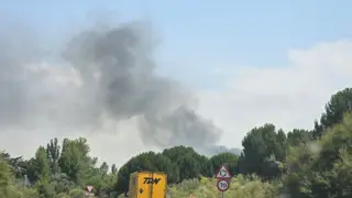 Un nuevo incendio de una vivienda abandonada entre Santa Marta y Pelabravo moviliza a los bomberos de madrugada