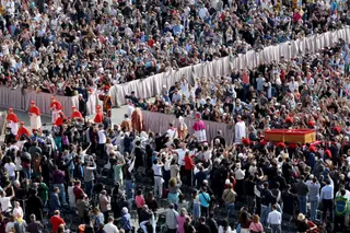 Traslado del papa Francisco para ser velado. EP